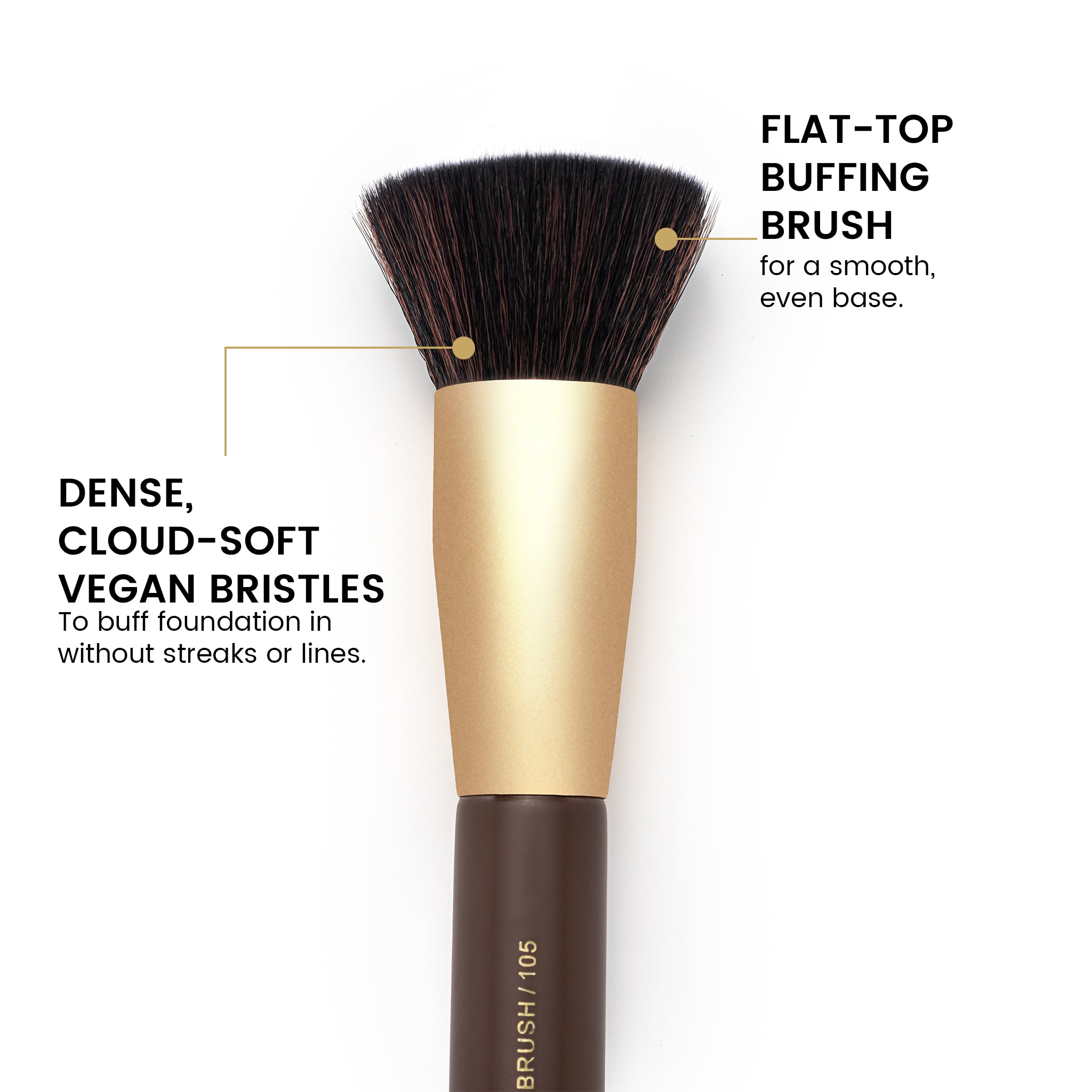 Makeup Brush 105 PERFECT BASE