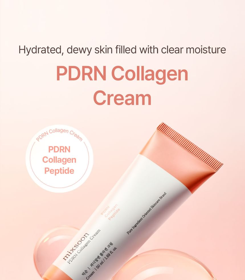 Mixsoon Pdrn Collagen Eye Serum 1ml + Pdrn Collagen Cream 1.5ml Sachet